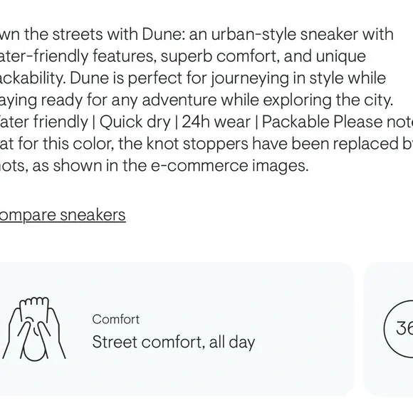 TROPICFEEL Dune waterproof packable sneakers onyx white unisex 8/10.5 $129 - Picture 3 of 11